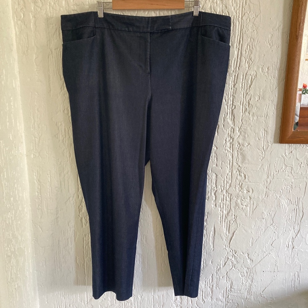 Lane Bryant Dark Navy Blue Slacks Trouser Pants Size 22